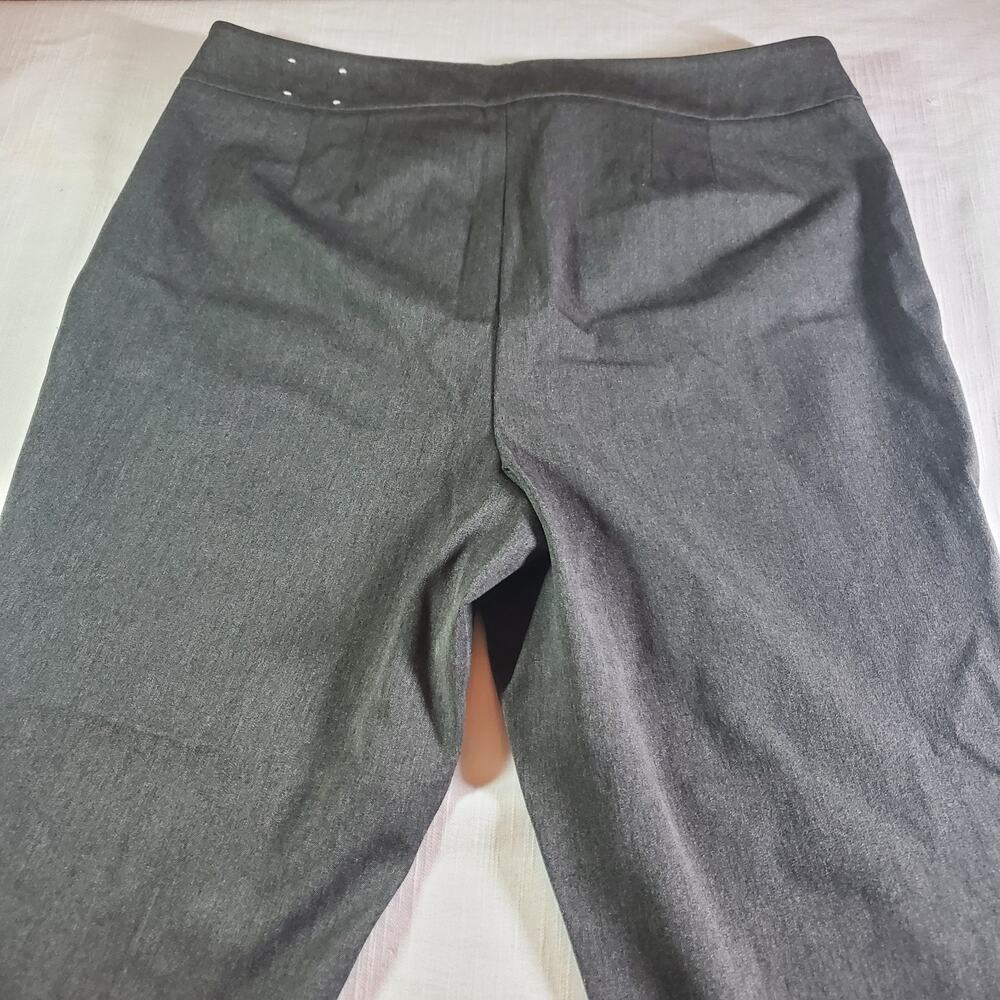 Talbots Women's Dress Pants Size 12 Gray Straight Leg Stretch